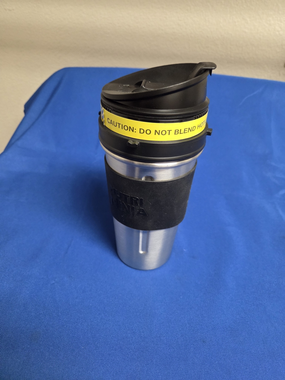 Nutri Ninja 16oz Stainless Steel Blender Portable To Go With Lid Travel Tumbler